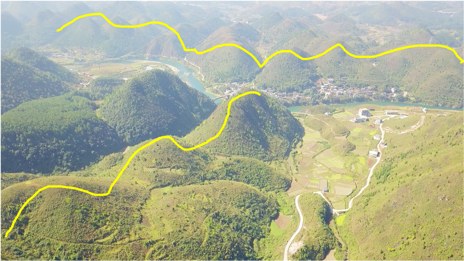 风水宝地地形图解 风水宝地地图